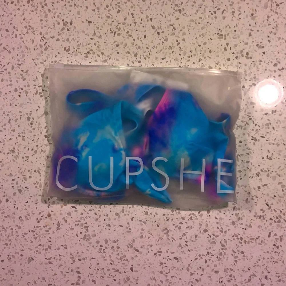 Cupshe Carmen Tie-Dye Self Tie Bikini - Picture 4 of 7